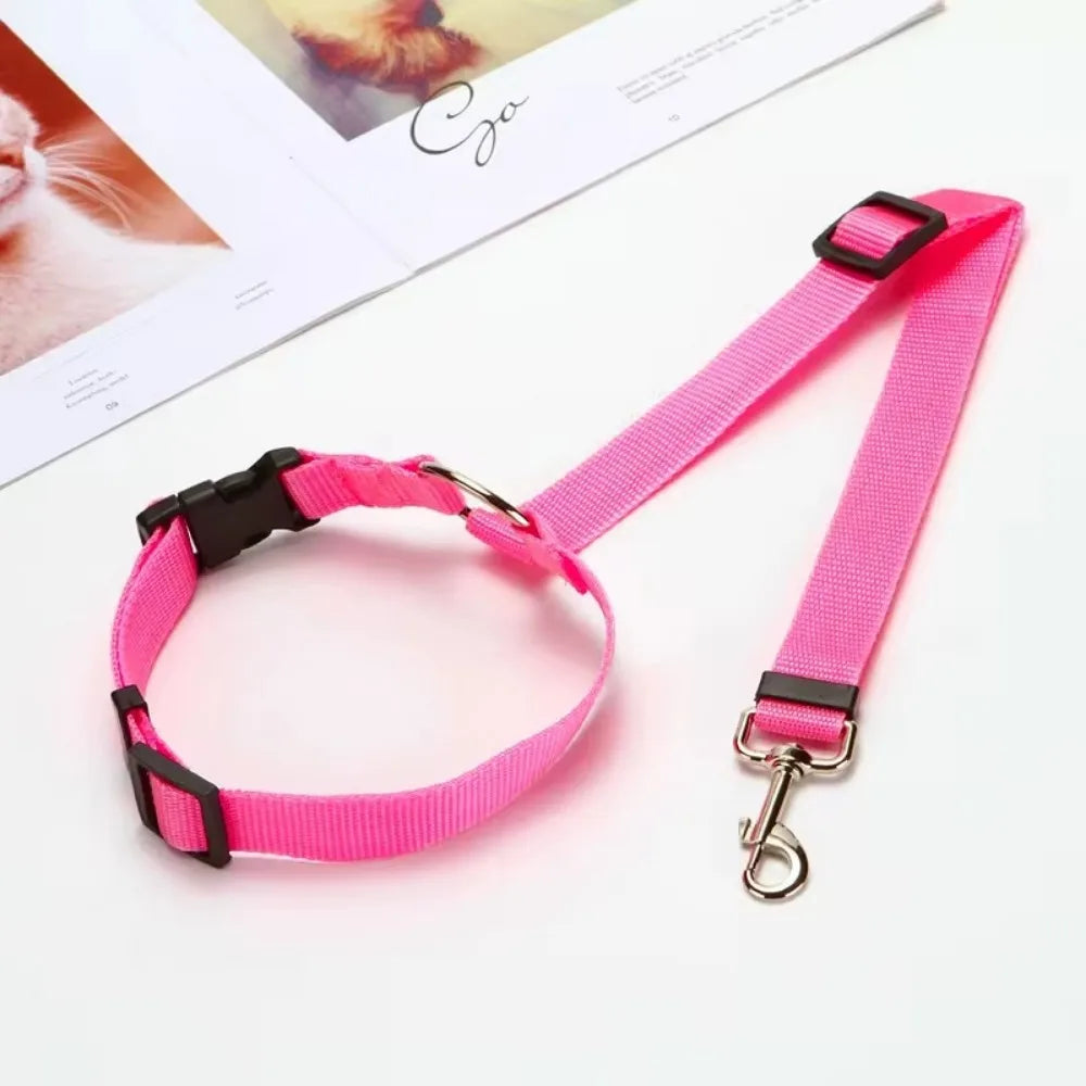 Adjustable Pet Seatbelt Harness