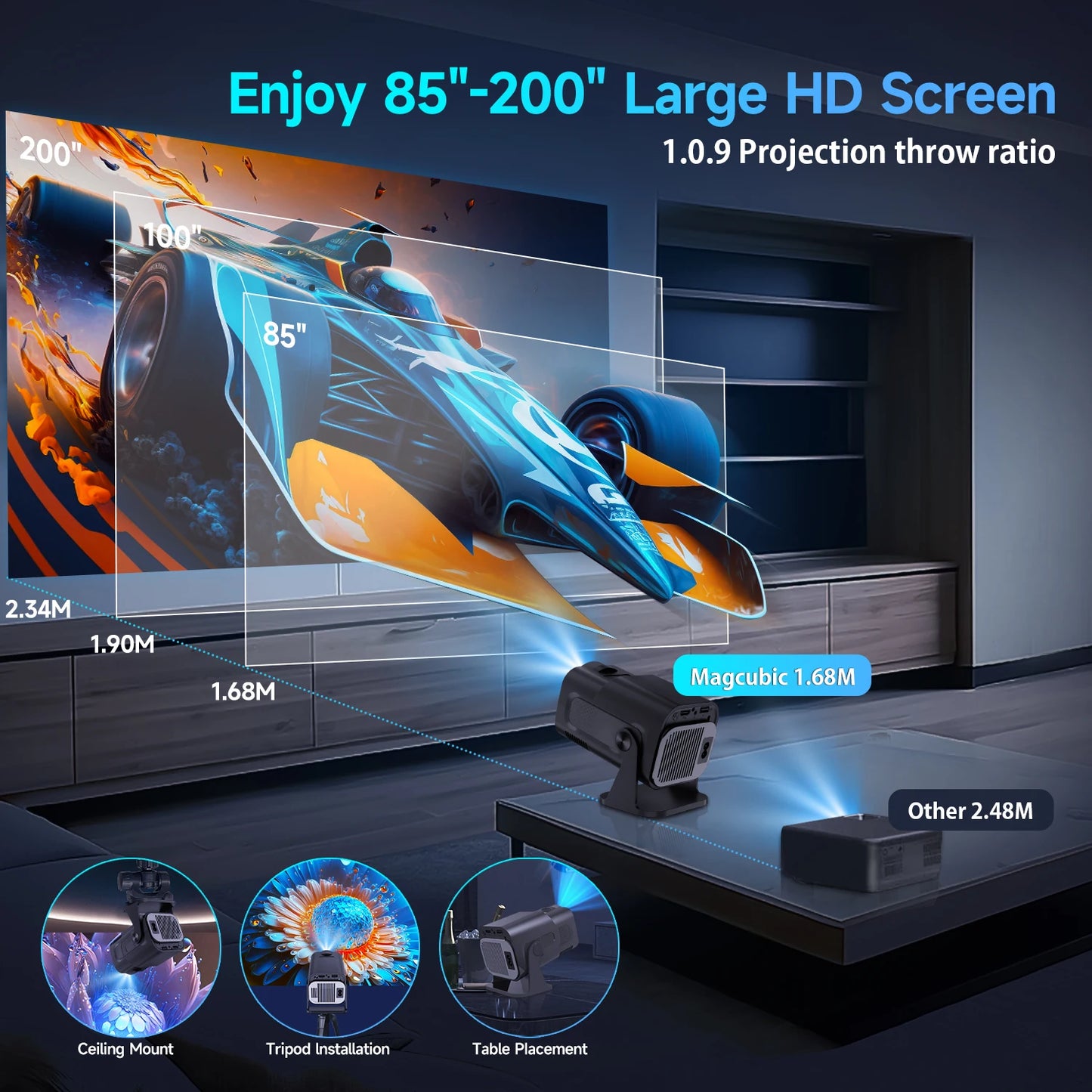 Easy Portable Ultra 4K Projector