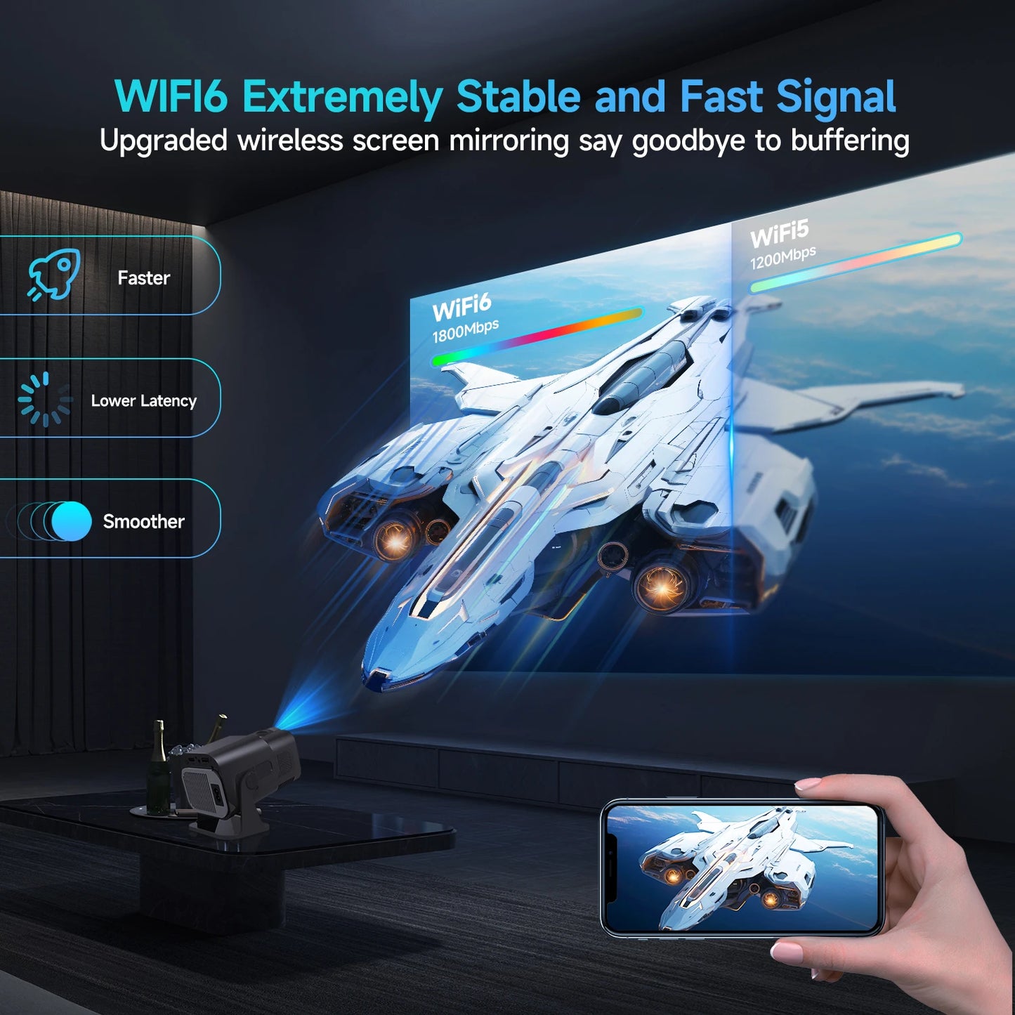 Easy Portable Ultra 4K Projector