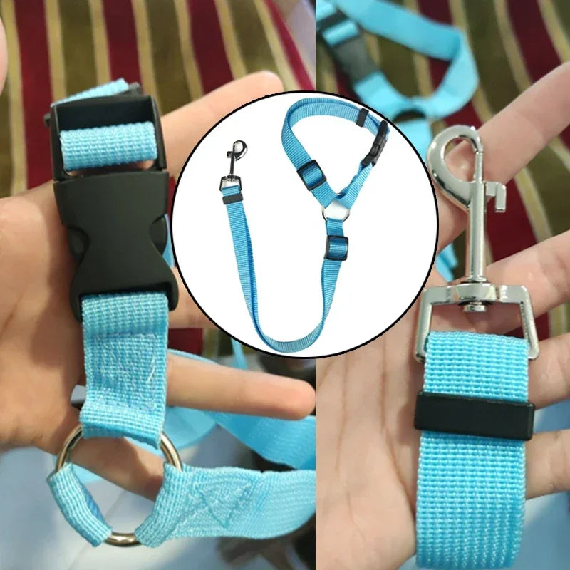 Adjustable Pet Seatbelt Harness