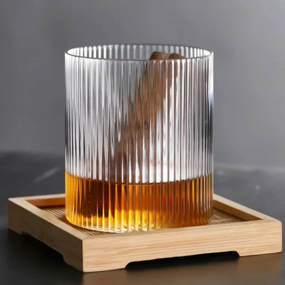 Japanese Aesthetic Striped Glasses