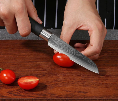 Ultra-Sharp Damascus Knife Set