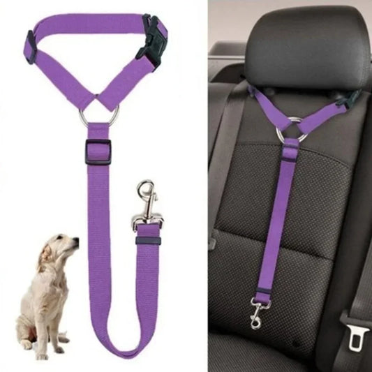 Adjustable Pet Seatbelt Harness