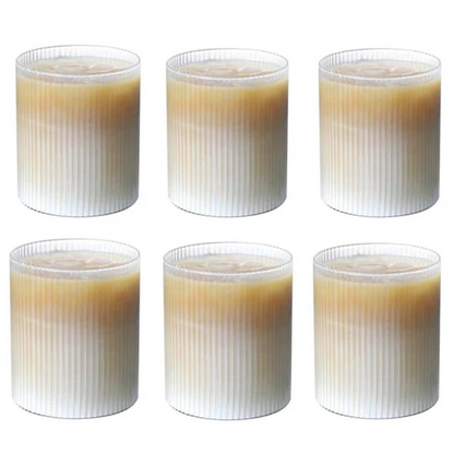 Japanese Aesthetic Striped Glasses