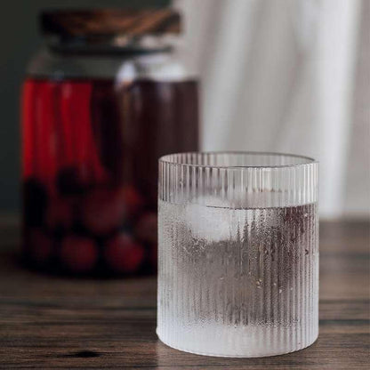 Japanese Aesthetic Striped Glasses